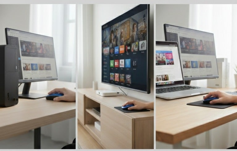 PRITECH 2.4G Universal Wireless Optical Mouse with USB Receiver – High-Precision Portable Mouse for Laptop, Computer, and Smart TV – Ergonomic Design for Home & Office - Image 2